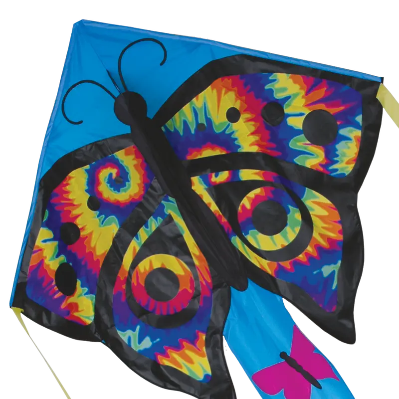 Large Easy Flyer Kite - Tie Dye Butterfly 1