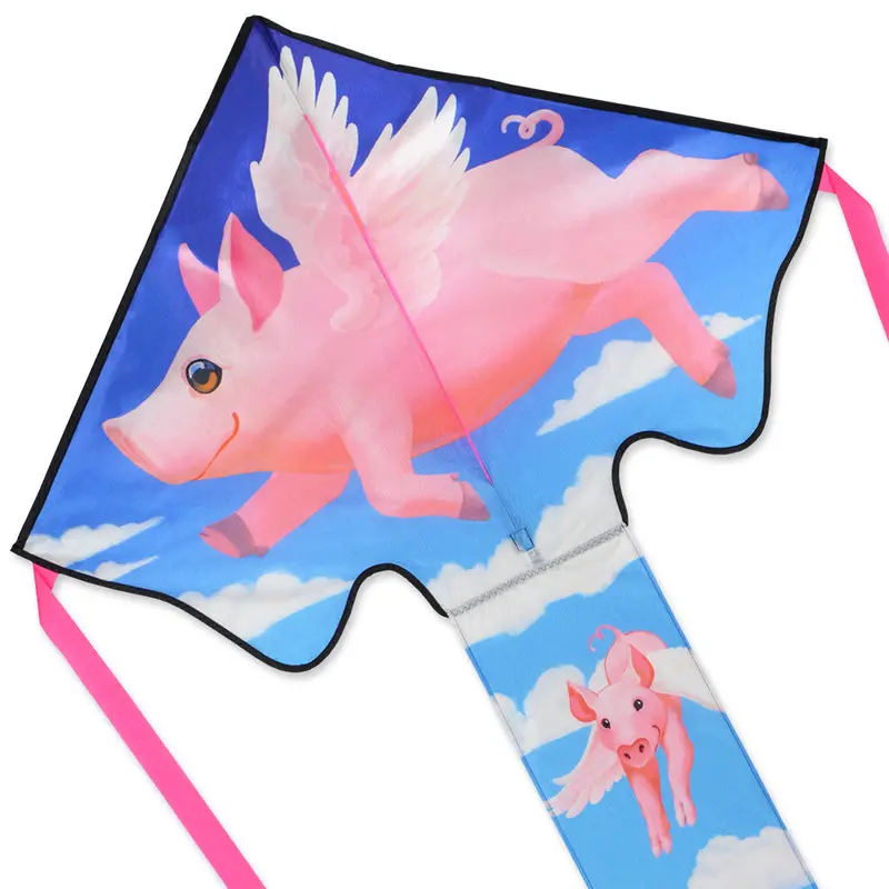 Large Easy Flyer Kite - When Pigs Fly 1