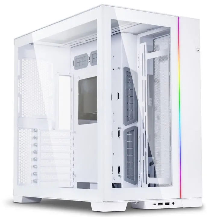 Lian Li O11 Dynamic Evo Tempered Glass E-Atx Gaming Pc Case - White 1