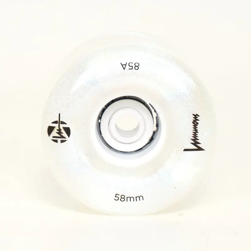 Luminous Led Light Up 58Mm - Light Up Wheels - White Pearl 1