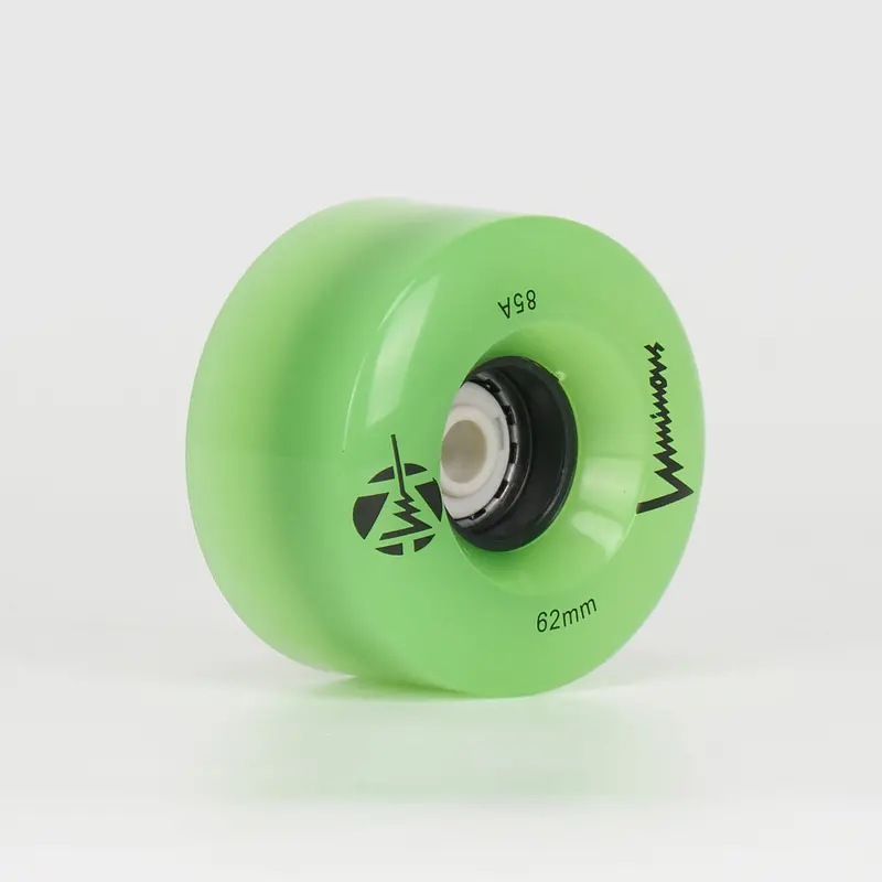 Luminous Led Light Up 62Mm/85A Wheels - Green Glow (Singles) 1