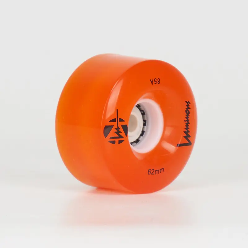 Luminous Led Light Up 62Mm/85A Wheels - Orange (Singles) 1