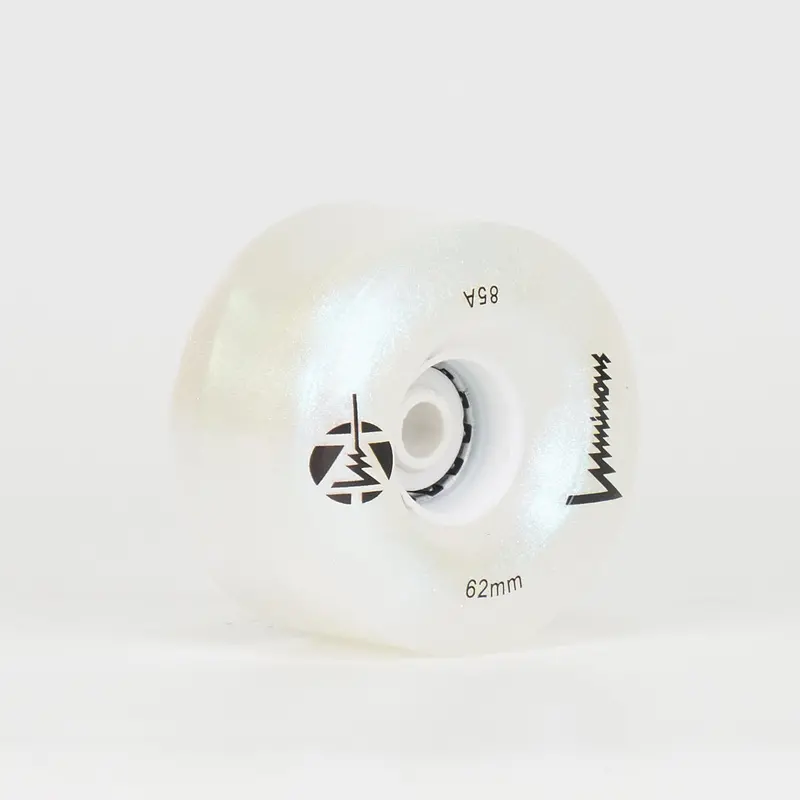 Luminous Led Light Up 62Mm/85A Wheels - White Pearl Nacre (Singles) 1