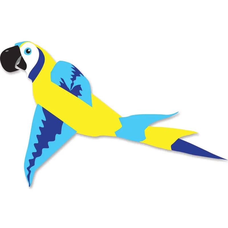Mega Macaw Kite - Blue & Yellow 1