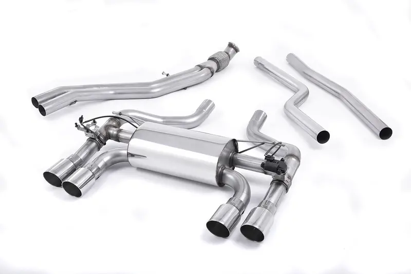 Milltek -  Hollowtek Twin Valved Catback Exhaust System - Bmw F87 M2 1