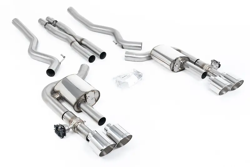 Milltek Mustang Catback - Quad Tips - 2021-2023 Mach 1 & 2024+ Dark Horse 3