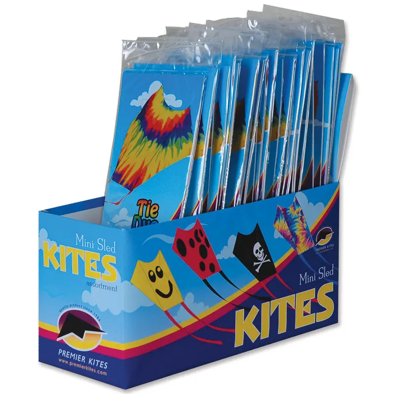 Mini Sled Assorted Pack Of 24 Kites 1