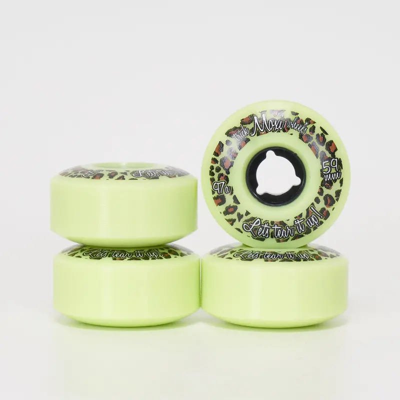 Moxi Trick 59Mm/97A Wheels - Lime Green 1