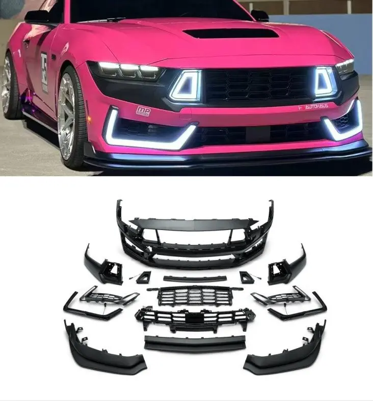 Mp Concepts "Dark Horse Look" Front Bumper Set With Daytime Running Lights 2024+ 1