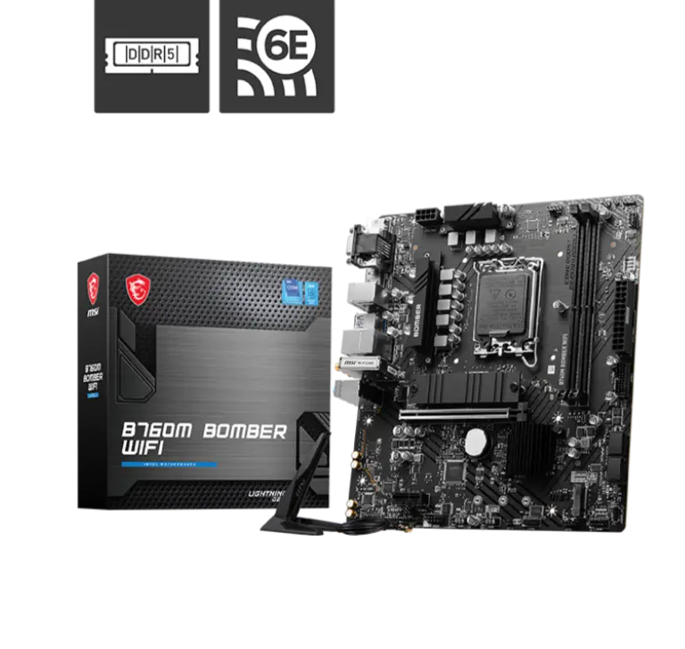 Msi B760m Bomber Wifi, D5 1