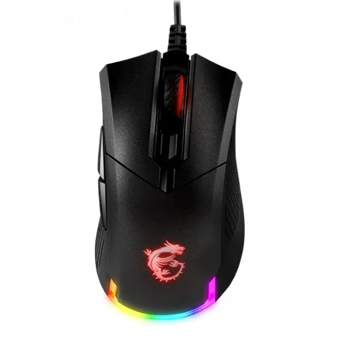 Msi Clutch Model Gm50 Up To 7,200 Dpi Rgb Wired Gaming Mouse 1