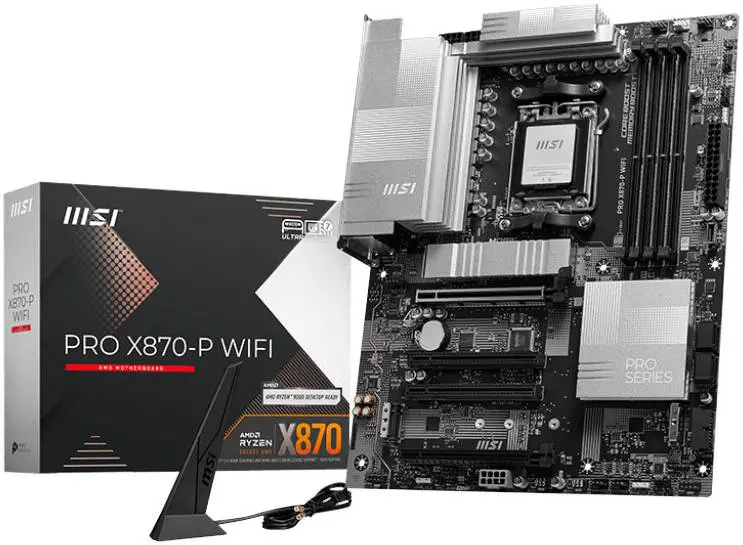 Msi Pro X870-P Wifi Ddr5 Motherboard - Black 1