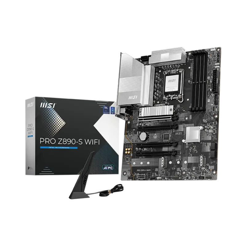 Msi Pro Z890-S Wifi Ddr5 Atx Motherboard, Black 1