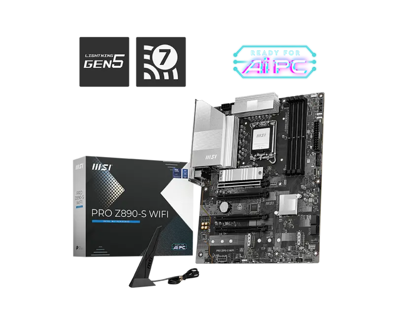 Msi Pro Z890-S Wifi Motherboard, Black 1