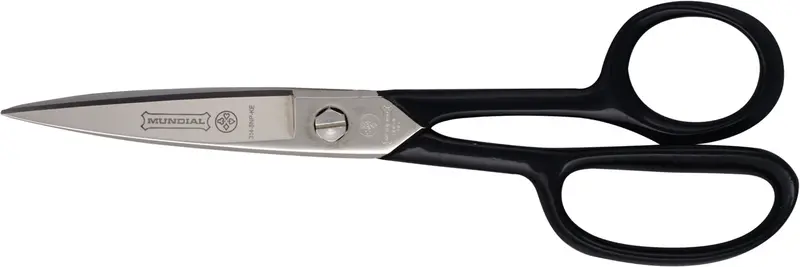 Mundial 8" All Metal Straight Shear With A Coated Handle 1