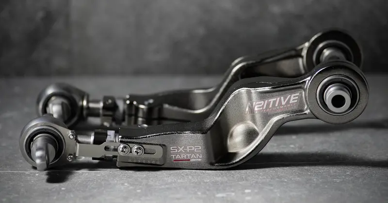 N2itive - Artan Sx-P2 Forged Adjustable Rear Upper Camber Arms - Tesla Model S/Model X Plaid 1
