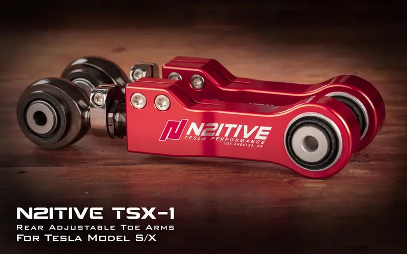 N2itive - Tsx-1 Rear Adjustable Toe Arms - Tesla Model S/Model X 2