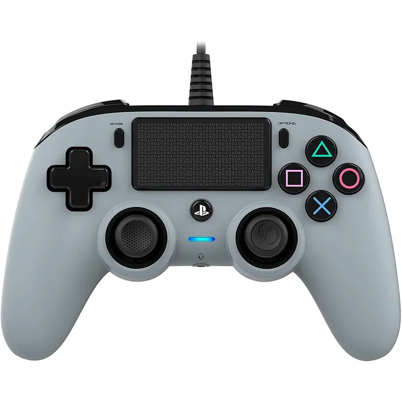 Nacon Wired Compact Controller For Playstation 4 - Gray 1