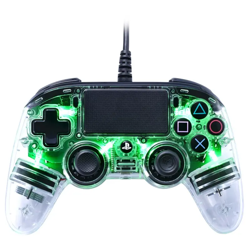 Nacon Wired Illuminated Compact Controller For Playstation 4 - Green 1