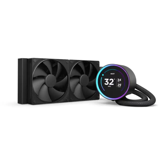 Nzxt Kraken Elite 240 - 240Mm Aio Liquid Cooler With Lcd Display - Black 1
