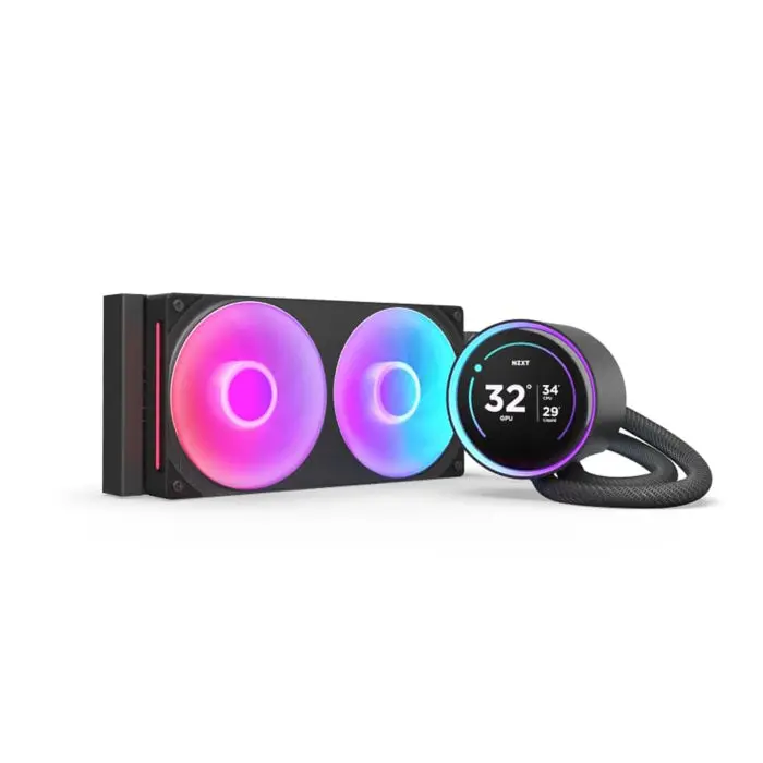 Nzxt Kraken Elite 240 Rgb 240Mm Aio With 2.72 Ips Lcd Liquid Cooler - Black 1