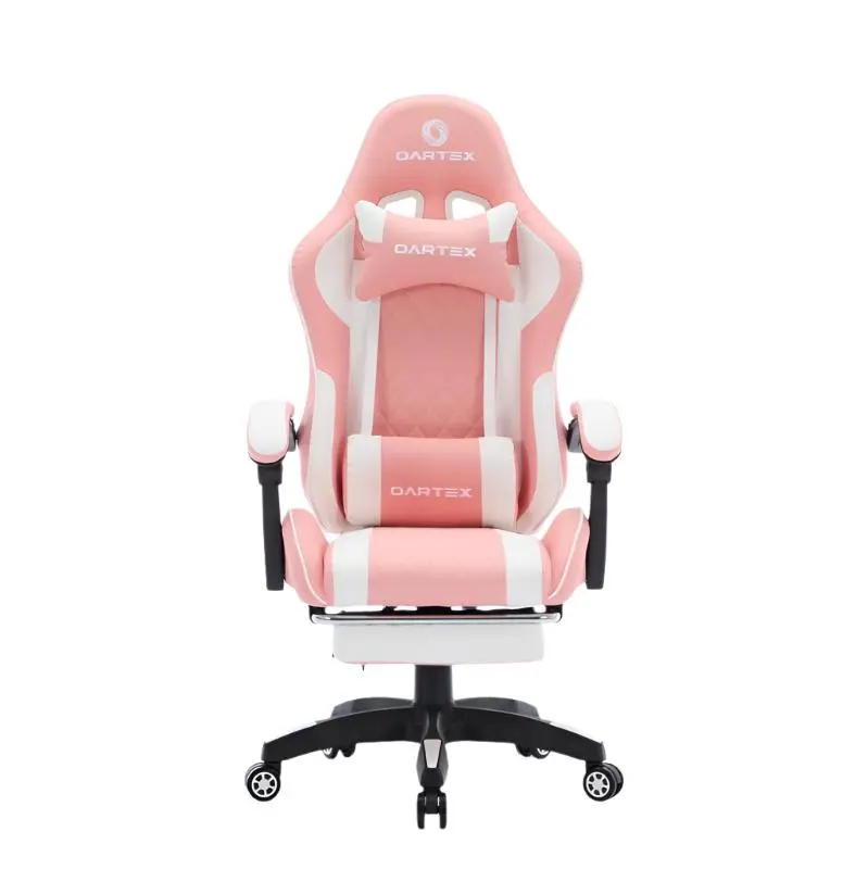 Oartex Model Ld034 Gaming Chair - Pink & White ( Installation Not Included ) 1