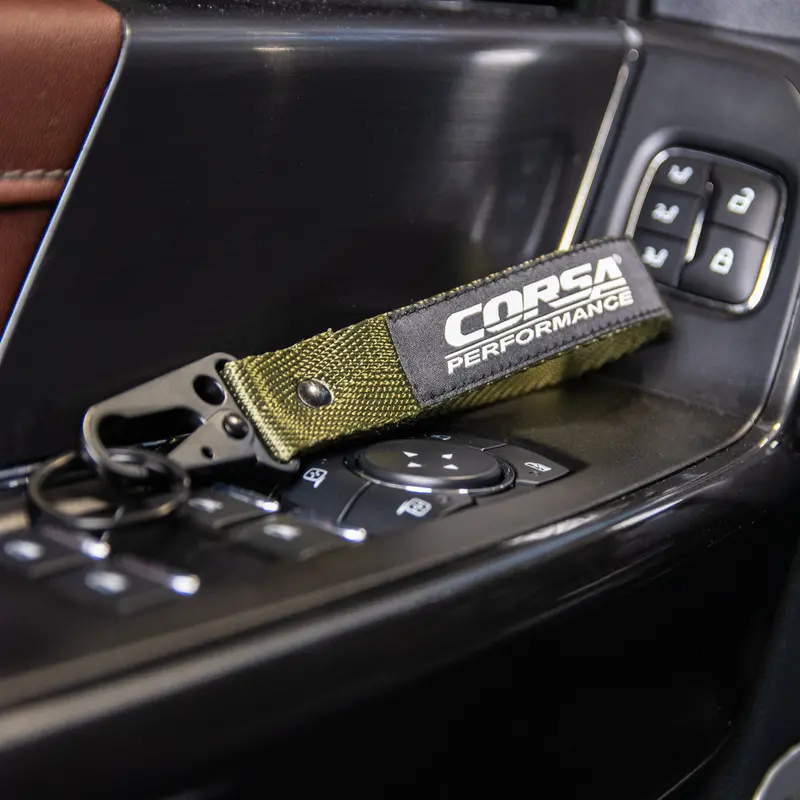 Olive Green / Corsa Heavy Duty Keyloop | Keychain Lanyard 1