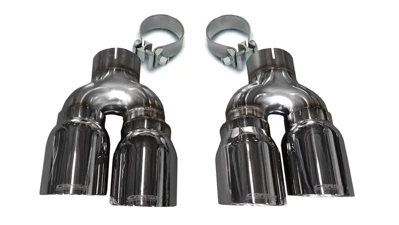 [Open Box] Replacement / 4.0 In Twin Tip Kit | Cadillac Ats-V, Bmw M6, M10 Corsa Systems (14479) 1
