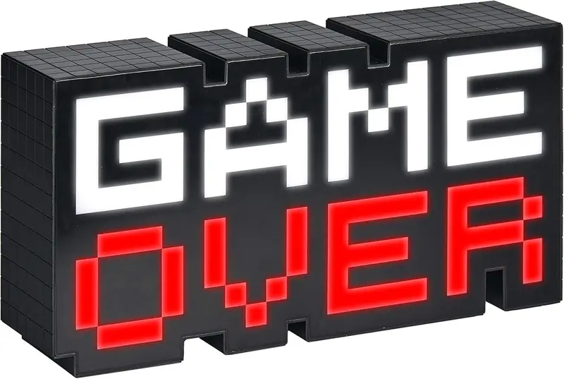 Paladone 8-Bit Game Over Sound Reactive Light 1