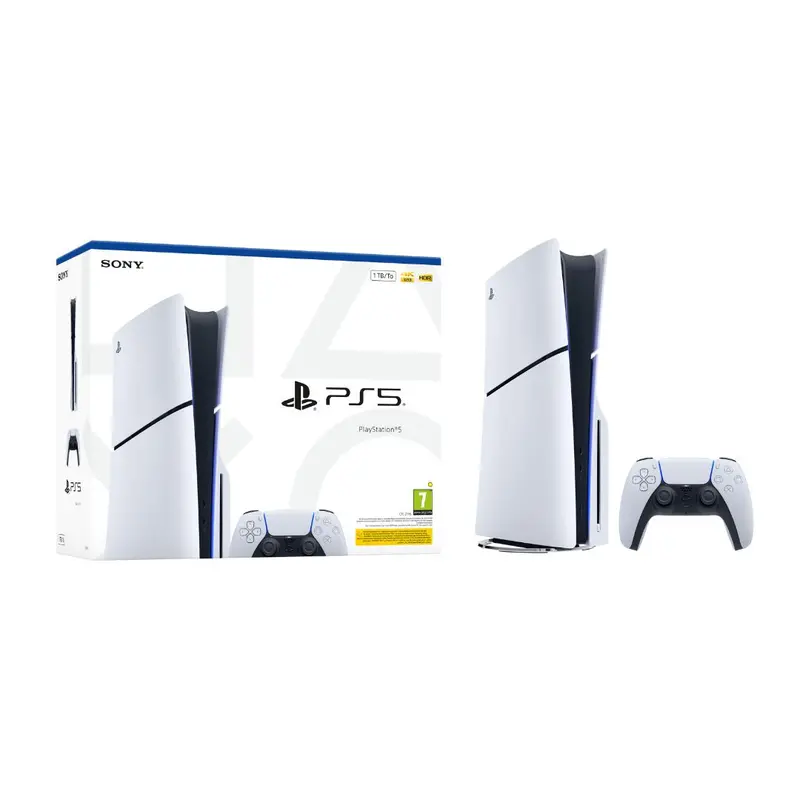 Playstation 5 Slim Console Disk White  - (E Chassis) 1