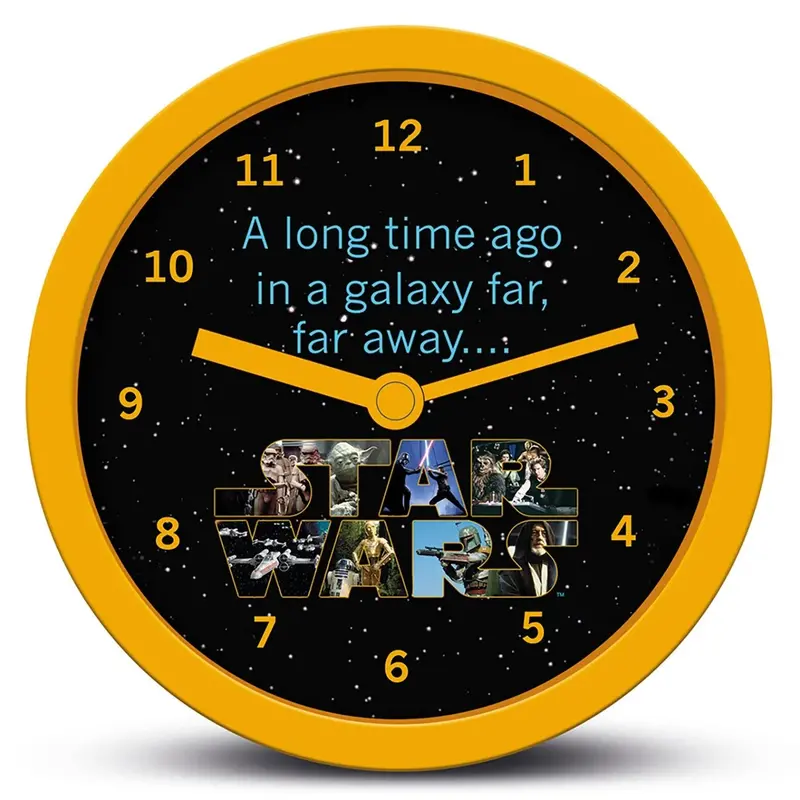 Pmd Desk Clock: Star Wars- A Long Time Ago 1