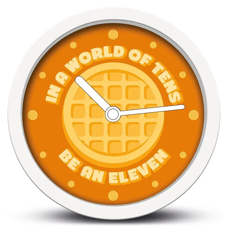 Pmd Desk Clock: Stranger Things- In A World Of Tens Be An Eleven 1