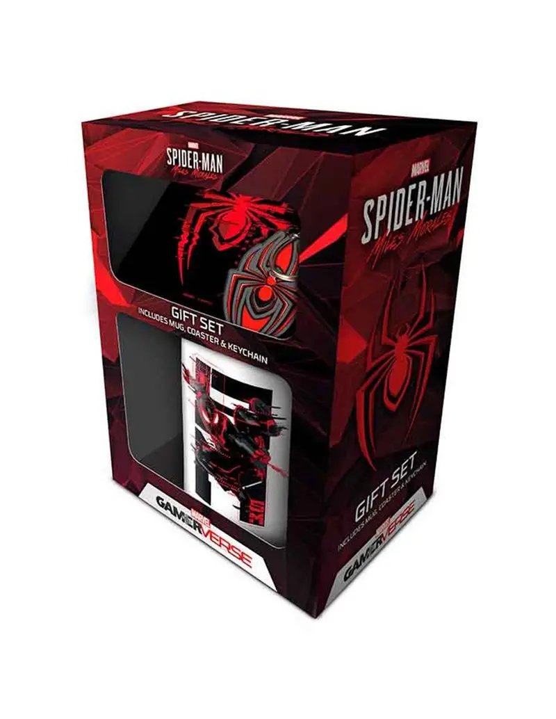 Pmd Gift Set: Marvel- Spiderman (Merc Goals) (Mug + Coaster + Keychain) 1