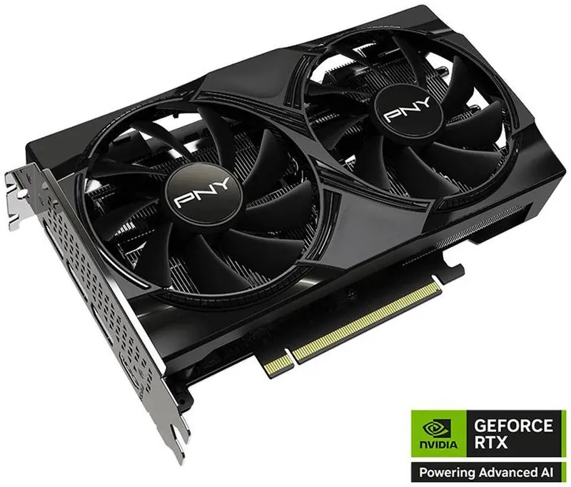 Pny Geforce Rtx 5060 8Gb Oc Dual Fan Gaming Graphics Card, Black 1