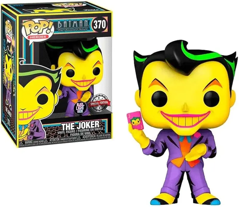 Pop! Heroes: Dc - Joker (Black Light) (Exc) 1