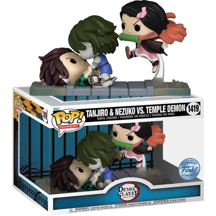 Pop Moments! Animation: Demon Slayer - Tanjiro & Nezuko Vs. Temple Demon (Exc) 1