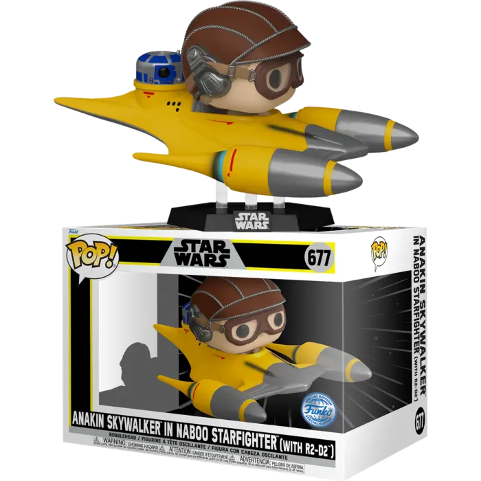 Pop Ride Super Dlx! Star Wars: Anakin In Naboo Starfighter (Exc) 1