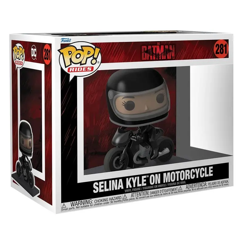 Pop Rides: Dc Comics- The Batman Selina Kyle As Catwoman W/ Motorcycle 1
