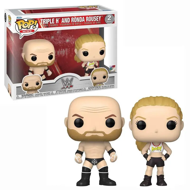 Pop! Wwe: Rousey And Triple H 2Pk 1