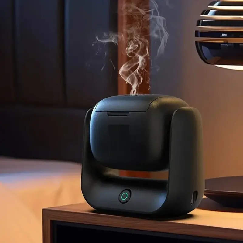 Portable Electronic Rechargeable Rotational Bukhoor Incense Burner 1