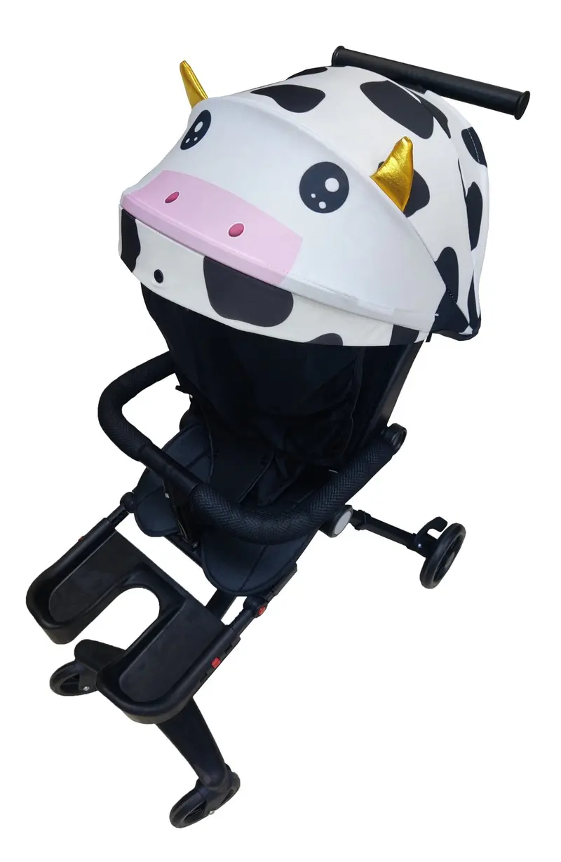 Portable Two Way 360° Rotatable Stroller With Adjustable Recliner Seat And Adjustable Canopy 1