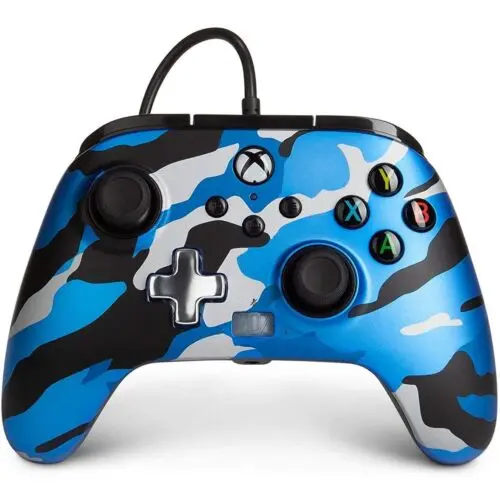 Powera Enhanced Wired Controller For Xbox - Metallic Blue 1