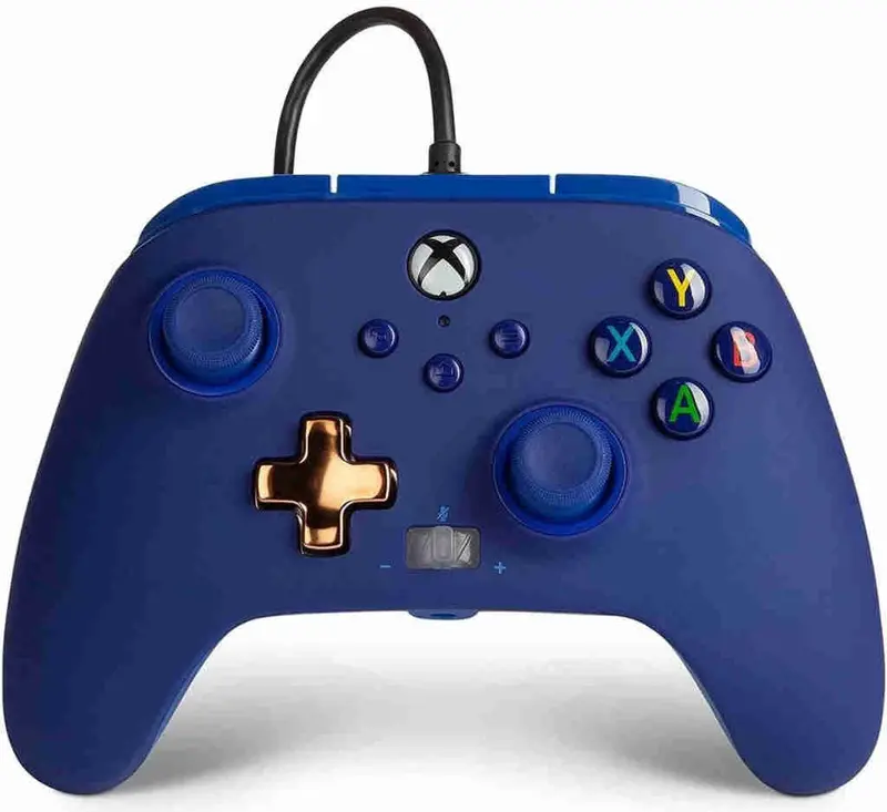 Powera Enhanced Wired Controller For Xbox - Midnight Blue 1