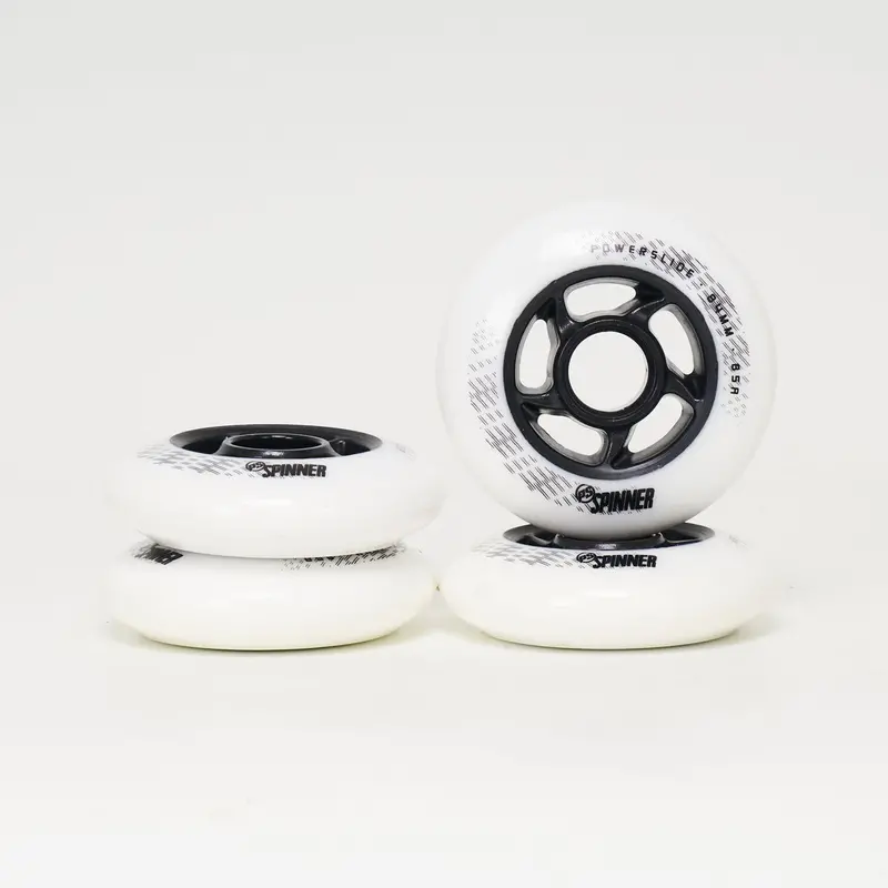 Powerslide Spinner 84Mm Wheels - White (4-Pack) 1
