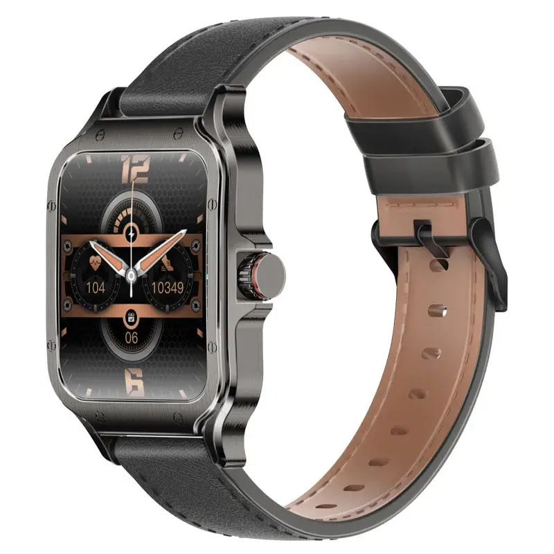 Promate 1.78" Fitness Tracker Smartwatch With Bluetooth Calling Ip68 Water Resistance  1.78" Curved Amoled Display  Heart Rate/Spo2/Step/Sleep/ Women Health Tracker  100+ Customized Watch Faces - Black 1