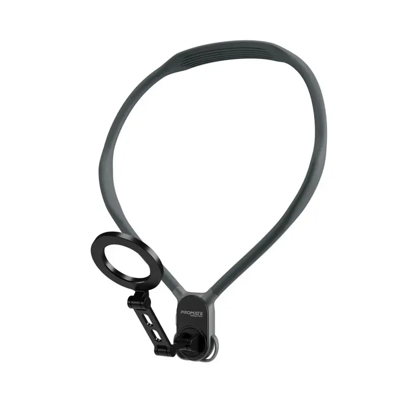 Promate Magsafe Compatible Neckband Phone Mount For Handsfree Pov - Black 1