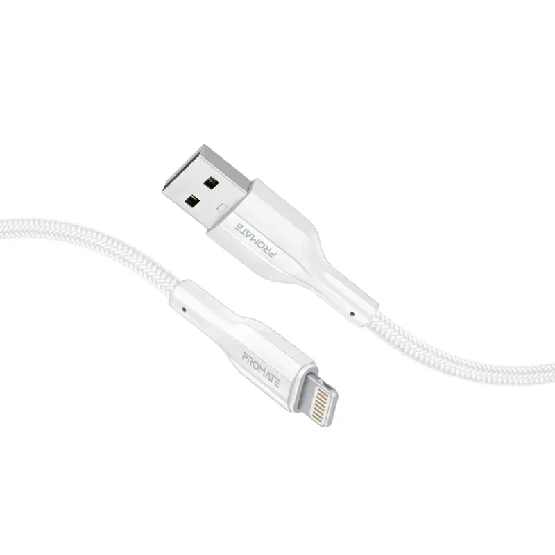Promate Super-Flexible Usb To Lightning Connector Cable  2A Standard Charging 1