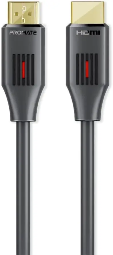 Promate Ultra-High Definition 4K@60Hz Hdmi Audio Video Cable • 4K Ultra Hd, Black 1