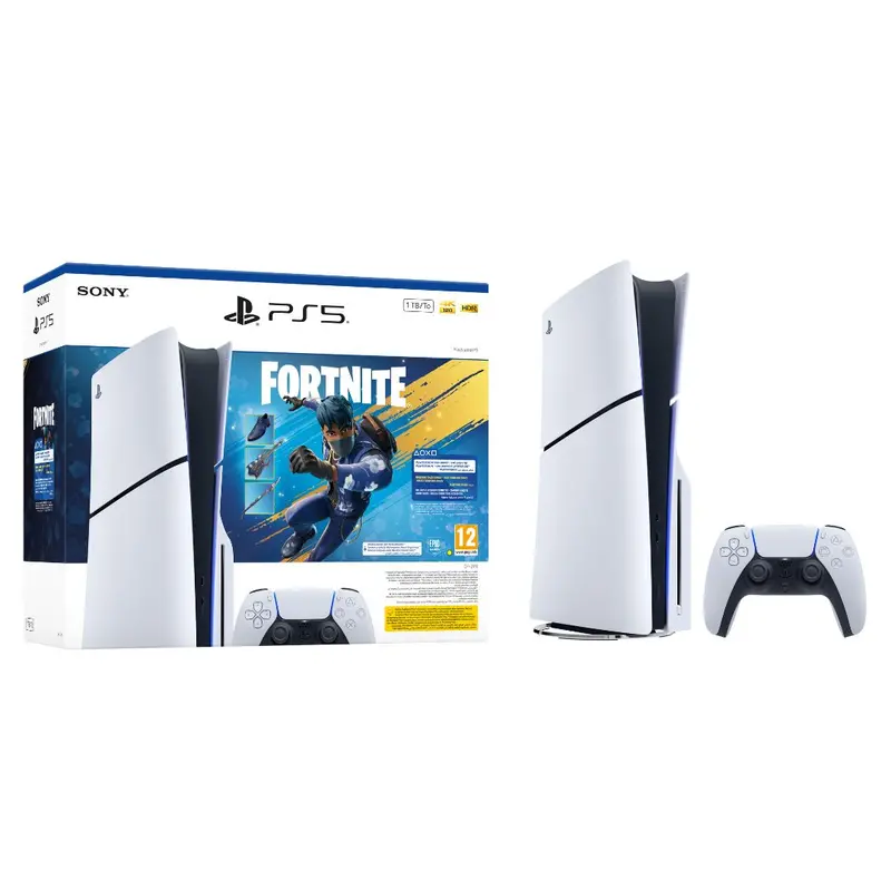 Ps5 Slim Console Disk Fortnite Flowering Chaos Voucher Bundle 1