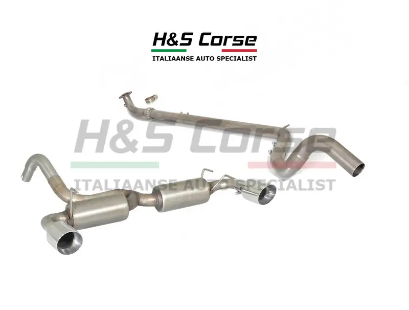 Ragazzon Open Tussenbuis + Einddemper - Abarth 500/595/695 1